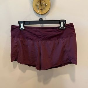 Perfect condition Lululemon Berry Athletic Shorts